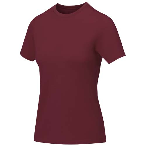 T-shirt publicitaire 160g coton femme Nanaimo Bordeaux profond